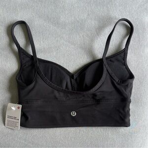 lululemon athletica Black Sports Bra Moisture-Wicking Supportive